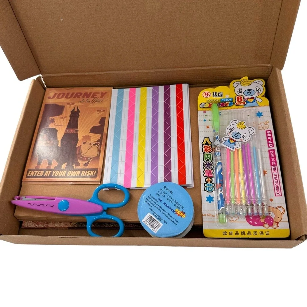Disney's UP Our Adventure Book Memory DIY Photo Album Scrapbook‎ Travel Gift Set